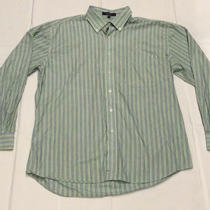 Alan Flusser Men's Striped Dress Shirt_Size L